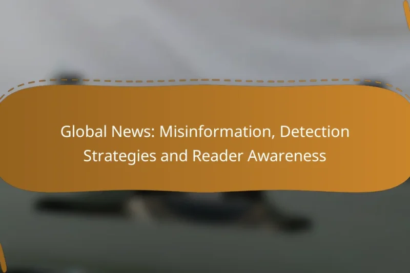 Global News: Misinformation, Detection Strategies and Reader Awareness